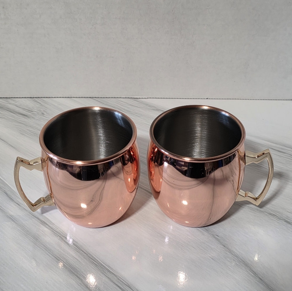 Eco One Copper Moscow Mule Mugs - Set of 2